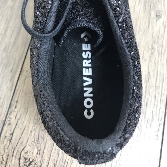 Converse OneStar OX Glitter Black Black W AUTHENT - Picture 8 of 8